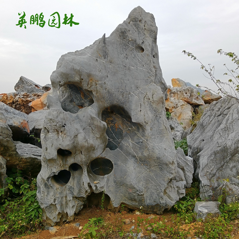 英鹏太湖石 大型庭院假山园林景观石 鱼池观赏石驳岸石