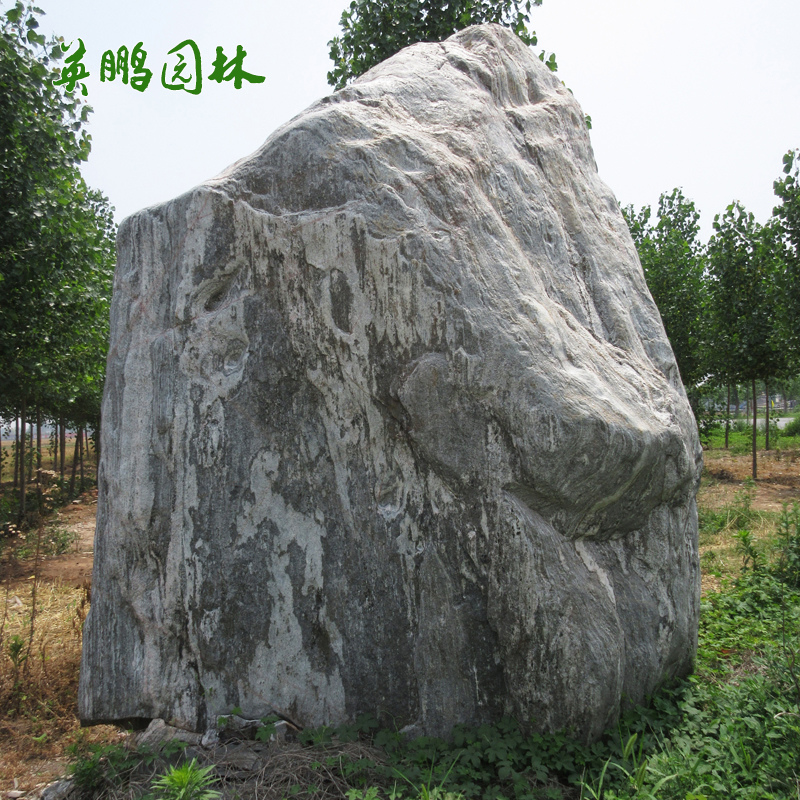 泰山石切片 园林绿化景石中型雪浪石刻字石 英鹏