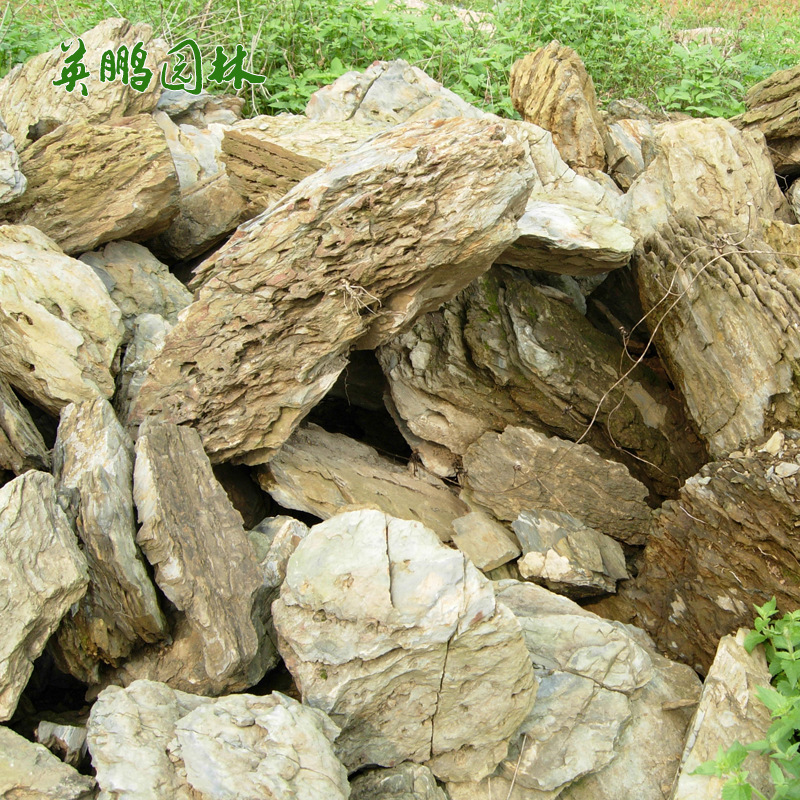 景区工程大型假山石 园林庭院景观石千层石 厂家批发